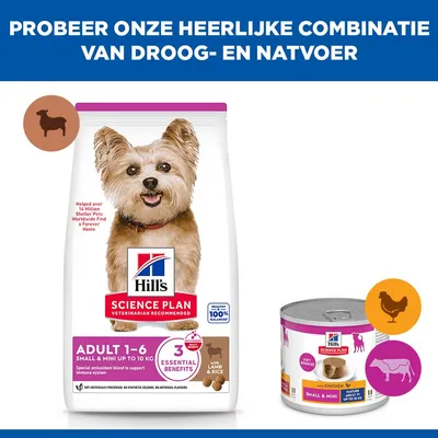 Hill's Science Plan Adult Small & Mini Lam & Rijst Hondenvoer