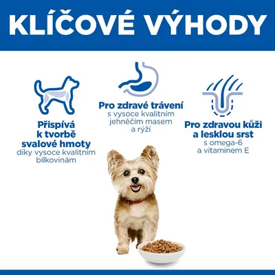 Hill's Science Plan Adult 1-6 Small & Mini jahňacie s ryžou