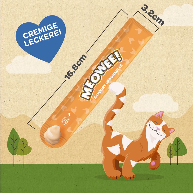 Meowee! Savoury Spoonables 112 g