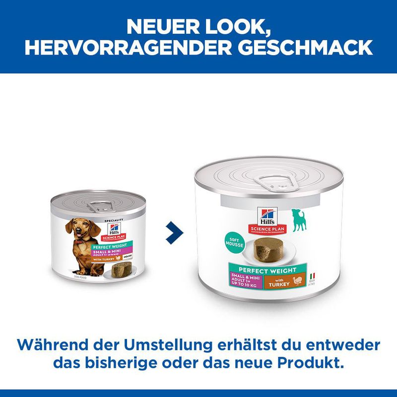 Hill's Science Plan Perfect Weight Adult Small & Mini Mousse