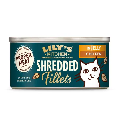 Lily's Kitchen Shredded Fillets para gatos 24 x 70 g