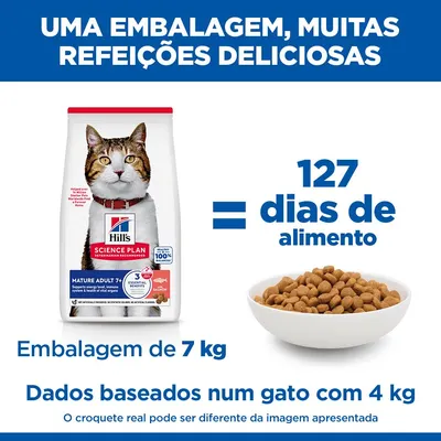 Hill's Science Plan Mature Adult 7+ com salmão