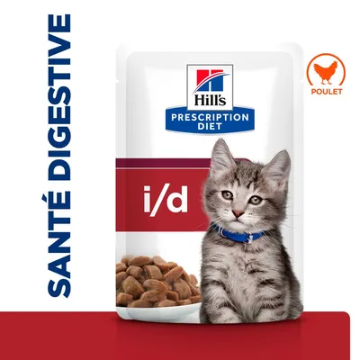 Hill's Prescription Diet i/d Digestive Care Kitten poulet en sauce
