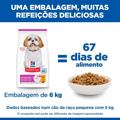 Hill's Science Plan Mature Adult 7+ Small & Mini com frango