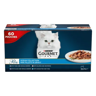 Gourmet Perle Wet Cat Food + 12 x 57g Gourmet Wet Cat Food Free! *