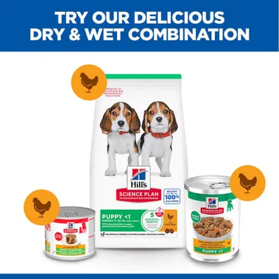 Hill's Science Plan Puppy Stew csirke & zöldség