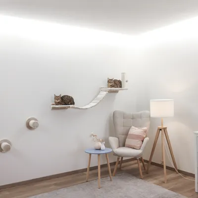 Kerbl Pet Kletterwand Matterhorn für Katzen, beige