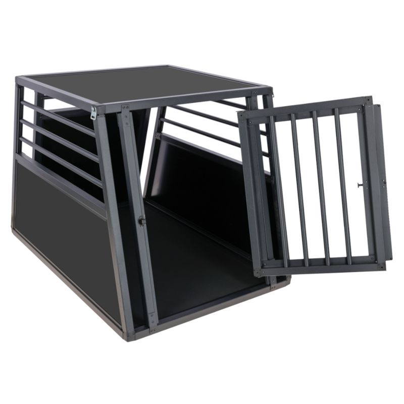 Kerbl Pet Transportbox Vacation aus Alu, graphite
