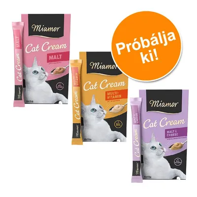 Miamor Cat Snack krémek vegyes próbacsomag 18 x 15 g