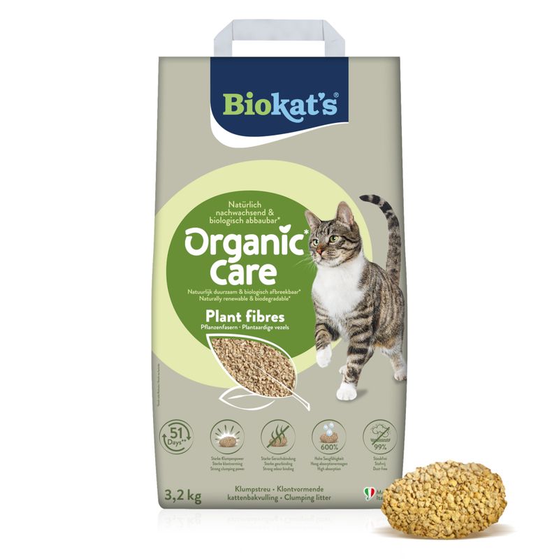 Biokat's Organic Care fibras vegetales