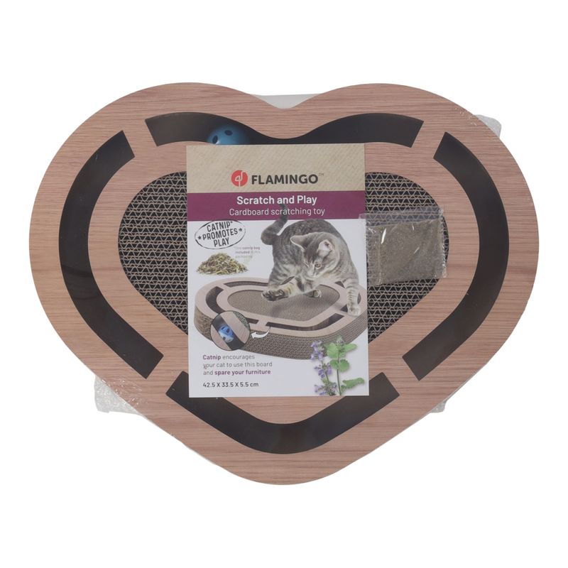 Flamingo Jouet à griffer Poro Marron