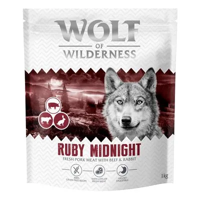 Wolf of Wilderness Adult "Ruby Midnight" Rund & Konijn - Graanvrij