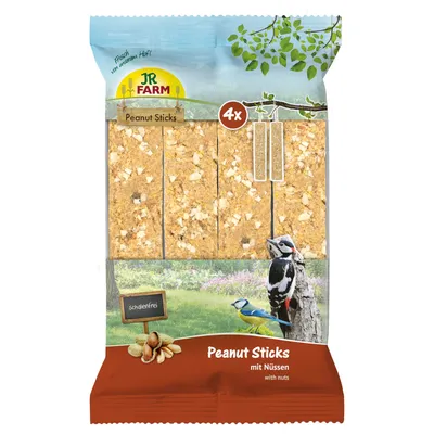 JR Farm 4x Peanut Sticks sans coques 640 g