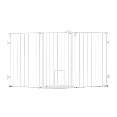 Carlson Flexi Extra-High Barrier Fence with Small Animal Door
