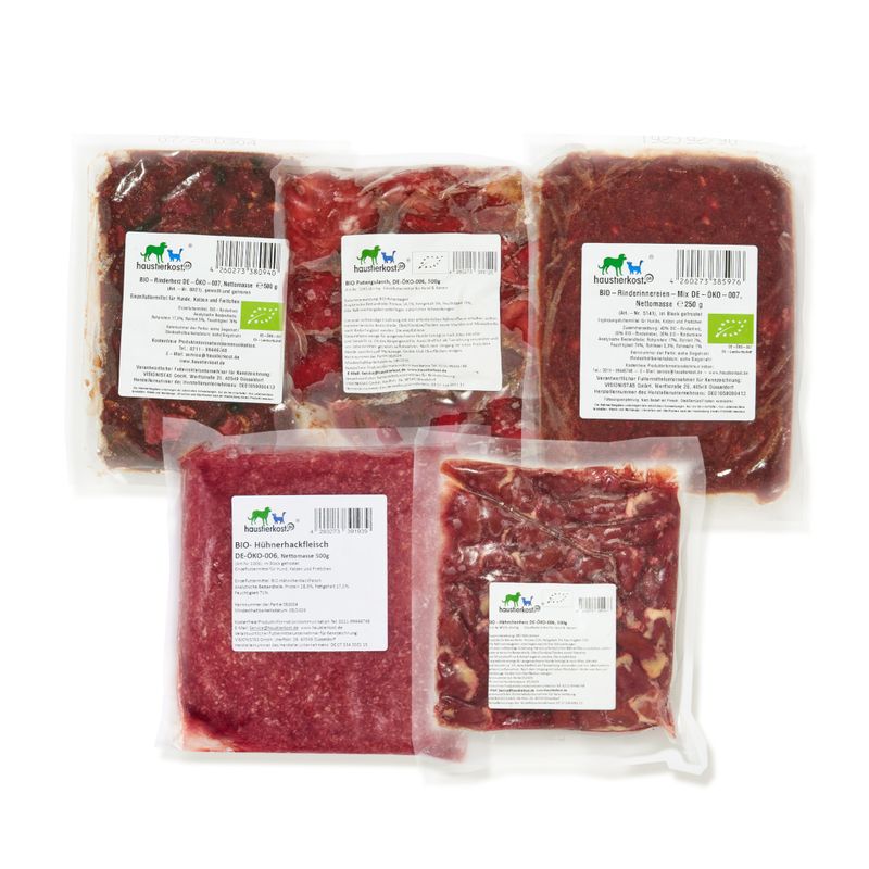 Haustierkost Bio-Paket Katze