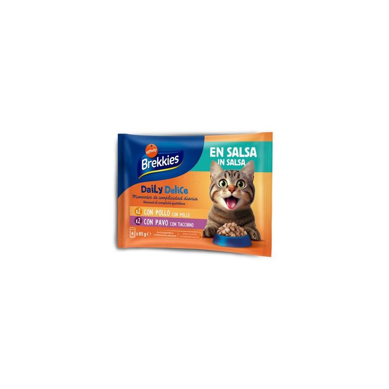 Voordeelverpakking Brekkies Daily Delice 24 x 85 g