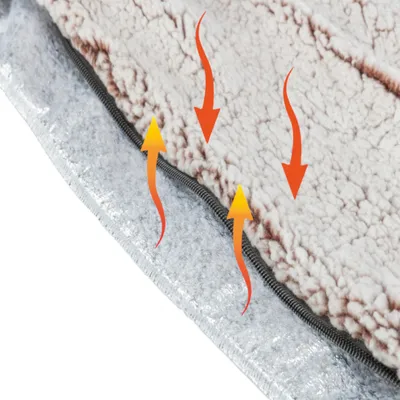 Trixie Tapis chauffant pour chien et chat Calida, blanc-brun Trixie Tapis chauffant pour chien et chat Calida, blanc-brun