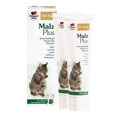Doppelherz Malz Plus Anti-Hairball Paste für Katzen Doppelherz Malz Plus Anti-Hairball Paste für Katzen