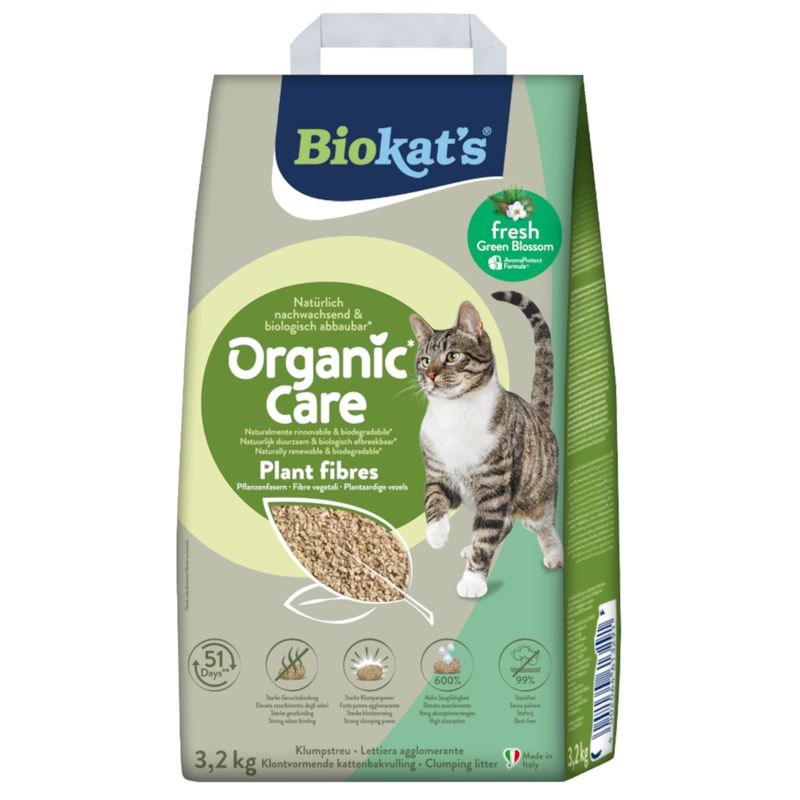 Biokat's Organic Care Plant Fibres Fresh