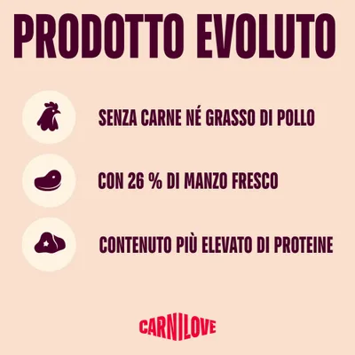 Carnilove Active Adult Sterilised con Manzo & Selvaggina
