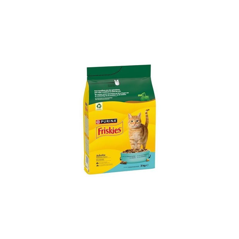 PURINA Friskies Adult Kat met zeevis & groenten