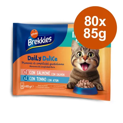Brekkies Daily Delice Adult Cat 80 x 85 g