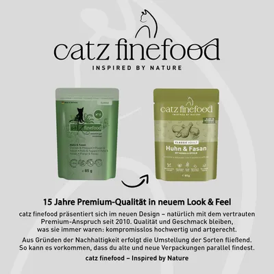 catz finefood 8 x 85 g - Huhn & Fasan catz finefood 8 x 85 g - Huhn & Fasan