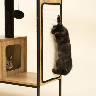 Modern Living Katzenkletterhaus Celle - ca. L 77 x B 34 x H 114 cm Modern Living Katzenkletterhaus Celle - ca. L 77 x B 34 x H 114 cm