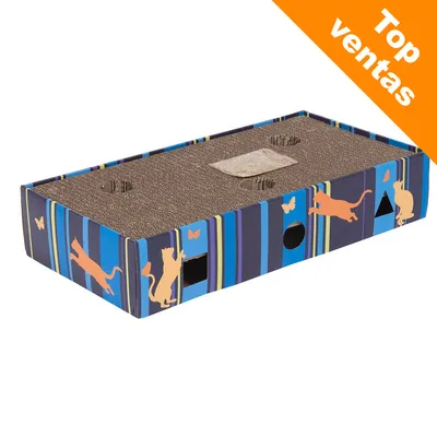 Rascador de cartón Scratch & Play para gatos
