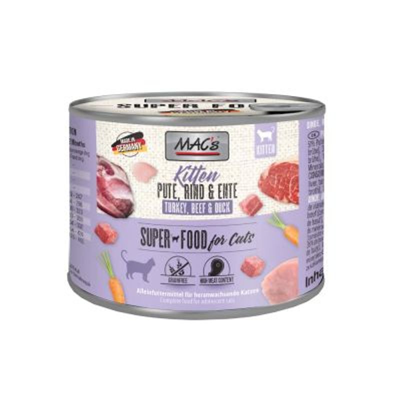 MAC's Cat 24 x 200 g Alimento umido per gatti