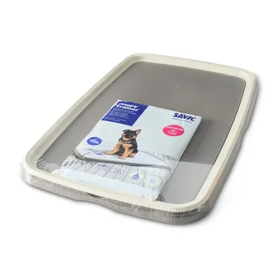 Savic Puppy Trainer Starter Kit, misura XL, 7 pezzi. Tappetino da addestramento con attrattivo e superficie idrorepellente.
