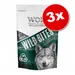 Lot Wolf of Wilderness Bouchées 3 x 180 g pour chien