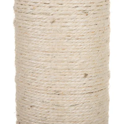 Close-up of light sisal rope, suitable for scratching post repairs or craft projects.