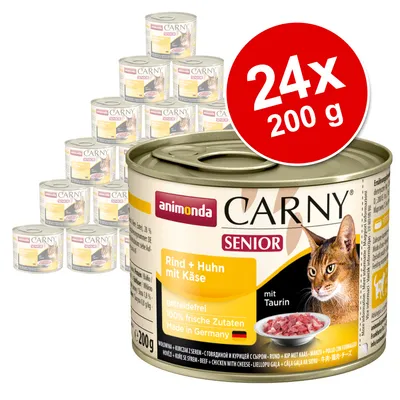 Økonomipakke: 24 x 200 g Animonda Carny Senior