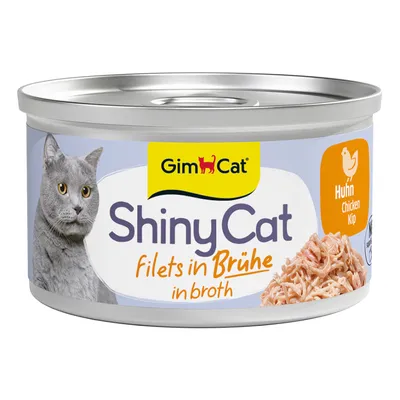 Sparpaket GimCat ShinyCat Filet in Brühe 24 x 70 g Sparpaket GimCat ShinyCat Filet in Brühe 24 x 70 g
