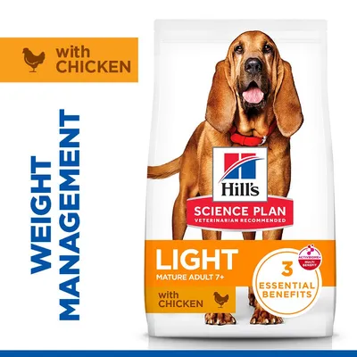 Hill's Science Plan Mature Adult 7+ Medium Light с пиле