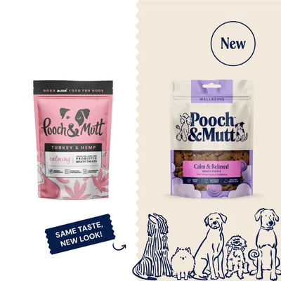 Pooch and Mutt Calming Meaty Treats 120g Pooch and Mutt Calming Meaty Treats 120g