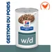 Hill's Prescription Diet w/d Diabetes Care poulet pour chien