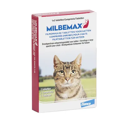Milbemax Ontwormingstabletten Kat - 2 Tabletten - NL