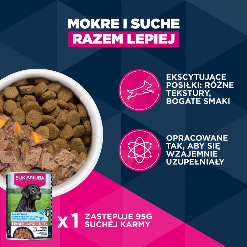 Eukanuba Premium Nutrition Senior Large & Giant Breed, jagnięcina i ryż