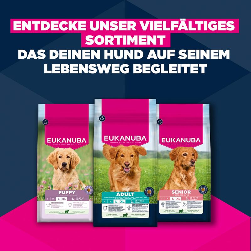 Eukanuba Premium Nutrition Senior Large & Giant Breed Lamm & Reis
