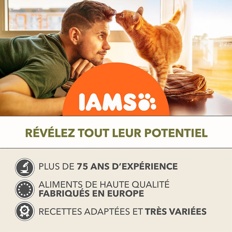 IAMS Advanced Nutrition Grain Free Sea Collection en sauce pour chat