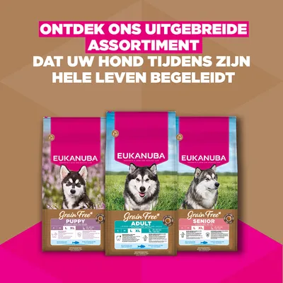 Eukanuba Grain Free Puppy Groot & Reuzenras Zeevis