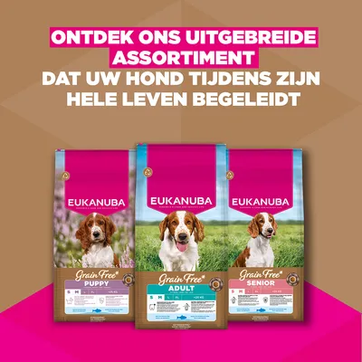 Eukanuba Graine Free Senior Small & Medium Zeevis