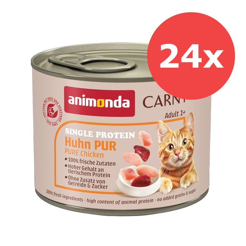 Sparpaket animonda Carny Single Protein Adult 24 x 200 g