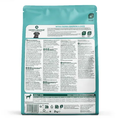 Arden Grange Daily 1+ Adult Light with Fresh Chicken & Rice - 2kg Arden Grange Daily 1+ Adult Light with Fresh Chicken & Rice - 2kg
