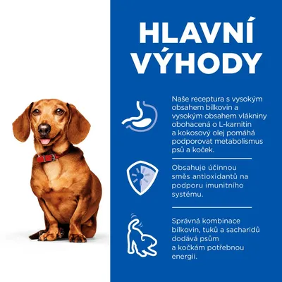 HLAVNÍ VÝHODY: receptura s vysokým obsahom bielkovín a vlákniny, L-karnitín, kokosový olej, antioxidanty na imunitu, kombinácia bielkovín, tukov a sacharidov pre energiu psov a mačiek.