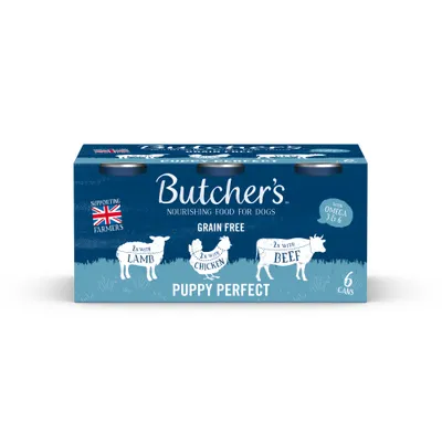Butcher's Grain Free Puppy Perfect 6 x 400g - Mixed Pack Butcher's Grain Free Puppy Perfect 6 x 400g - Mixed Pack