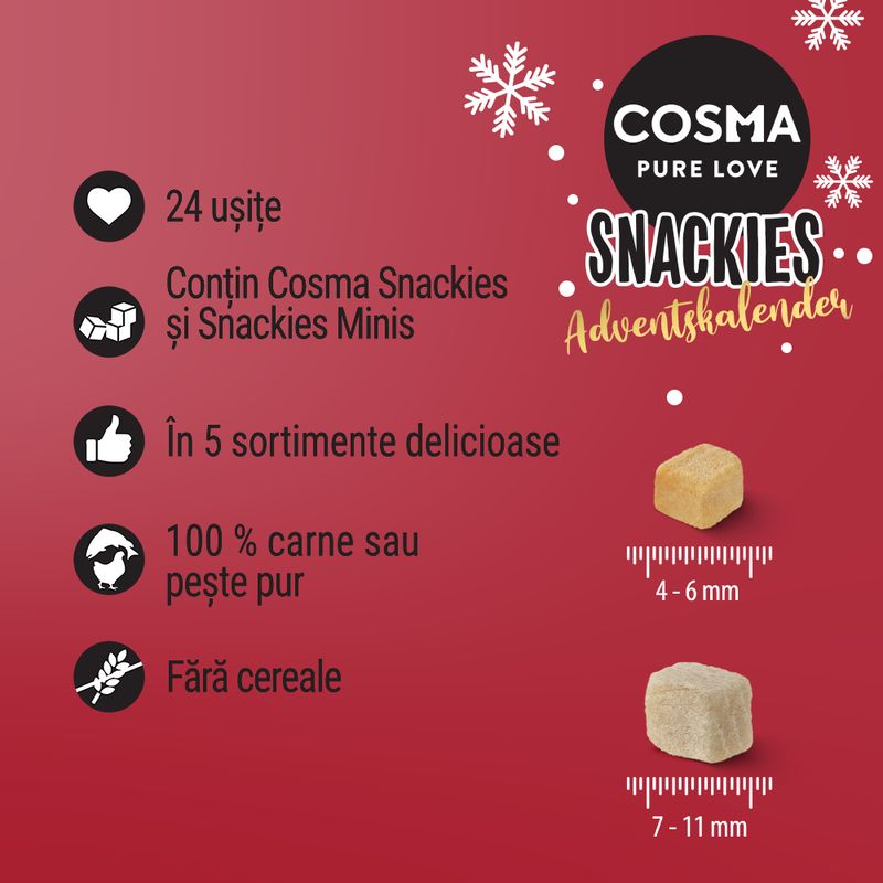 Cosma Snackies Calendar de advent pentru pisici
