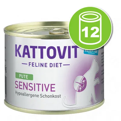 Kattovit Sensitive 12 x 185 g pour chat